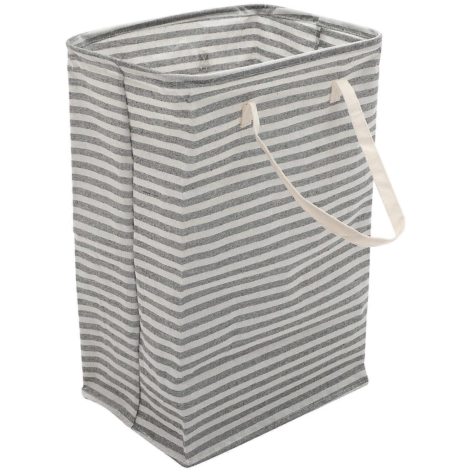 Foldable Laundry Basket Large for Clothes 4Pcs Grey Laundry Storage Container