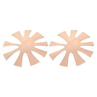 Goldene Gongju Nageltrimmer-Schablone für French Nails, 2 Stück