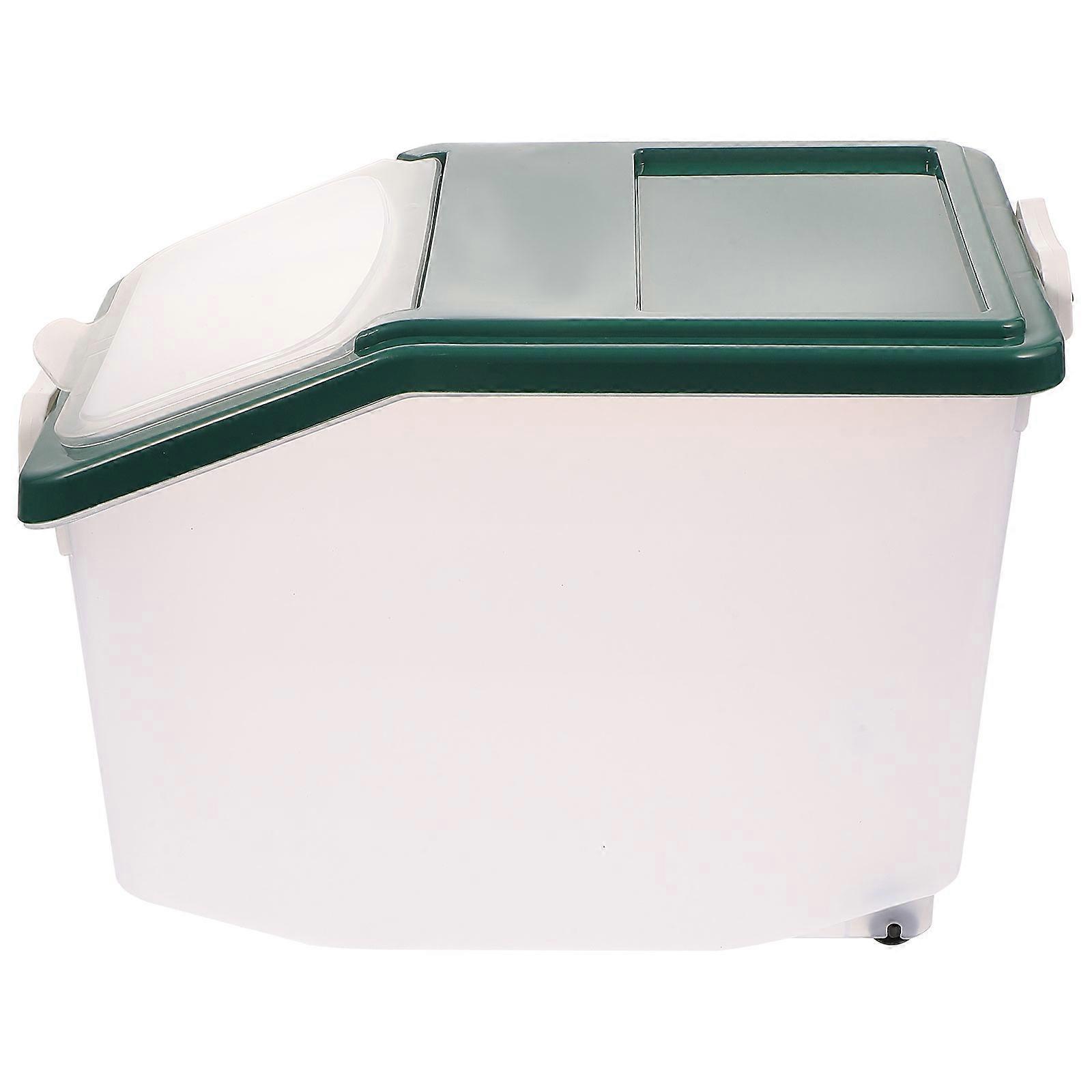 Pet Food Storage Bin Multi-Functional Food Bucket for Storage 1Set