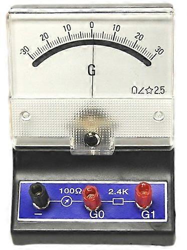 Galvanometer +/30030µA Ultra Sensitive CenterZero Analog Microamp Meter for Physics Lab