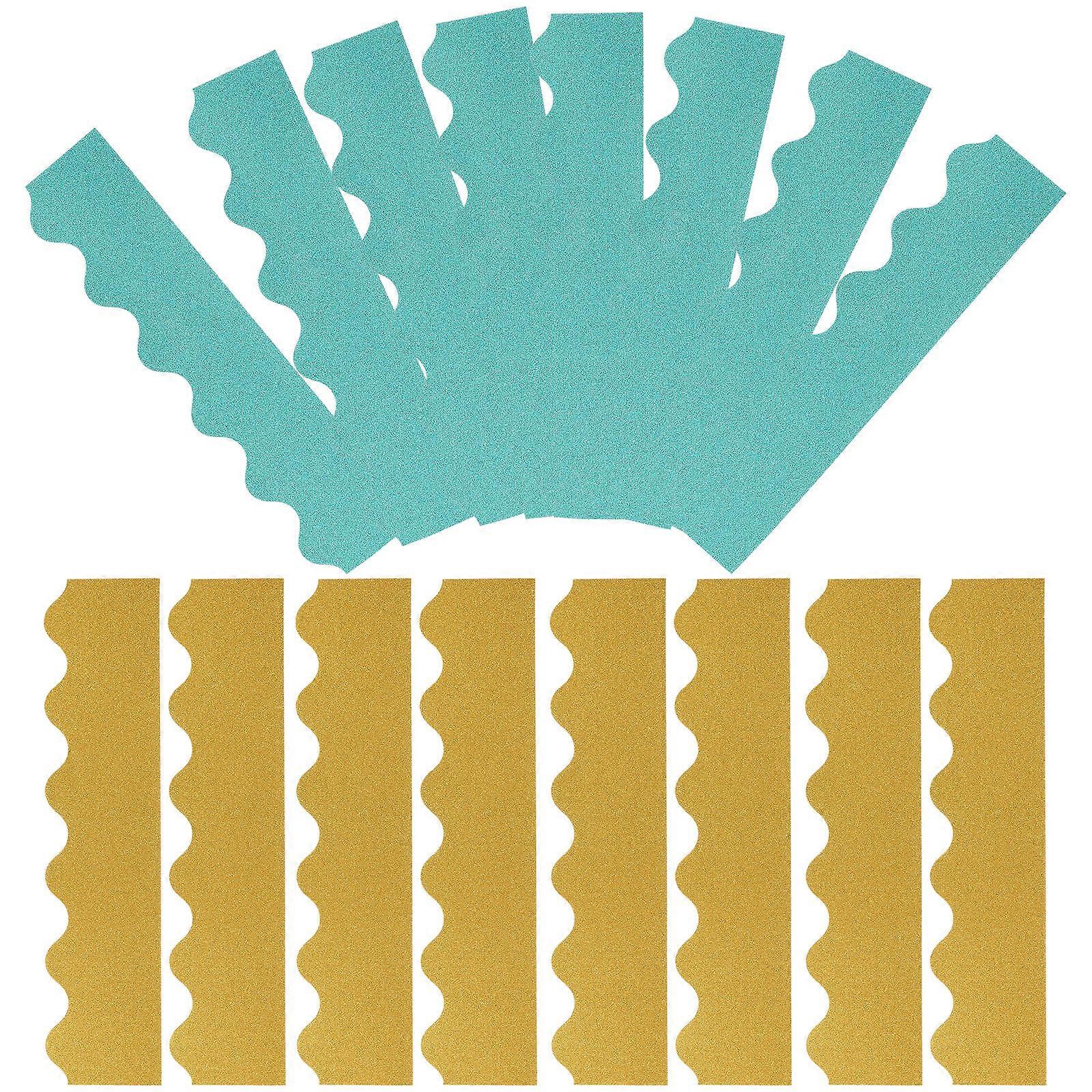 Decorative Bulletin Board Borders for Decoration 2Sets Adhesive Border Stickers