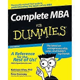 Complete MBA for Dummies (For Dummies)