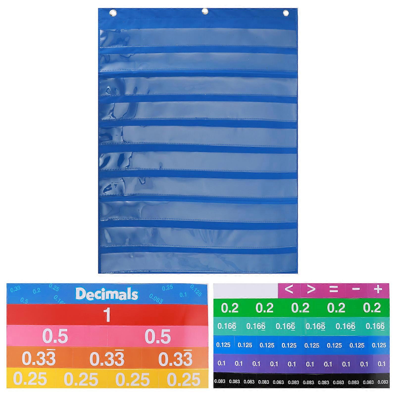 Teaching Fractions Cards Fractional Chart for Learning Use 3Sets