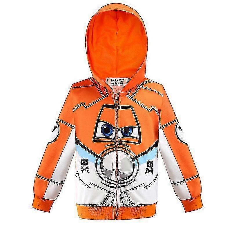 Boys' Spider-man Hooded Jacket 3~8 Years Old Children's Zip-up Hoodie