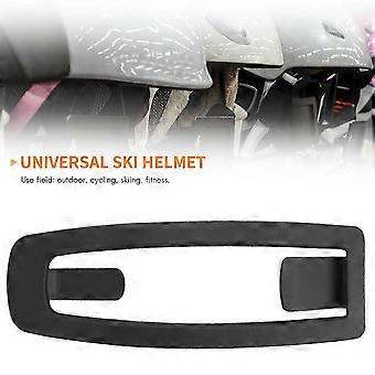 black,Universal Ski Helmet Accessories Helmet Goggles Belt Clip Goggles Belt Buckle
