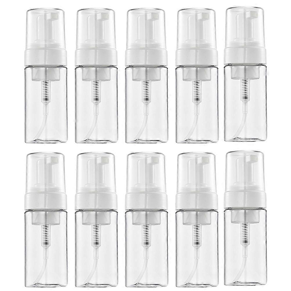 Makeup Pump Bottle Subpackaging Bottle for Storage Use 10Pcs Transparent Empty Bottles