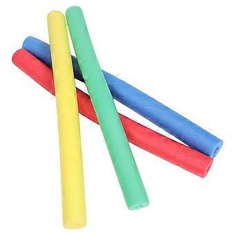 4pcs Pool Nudeln Schaum Staffel Rennen Versorgung Für Kinder Schwimmen Nudeln Schaum Leichte Relaisstöcke Kinder Racing Sticks Eltern-Kind-Spiel Spielzeug