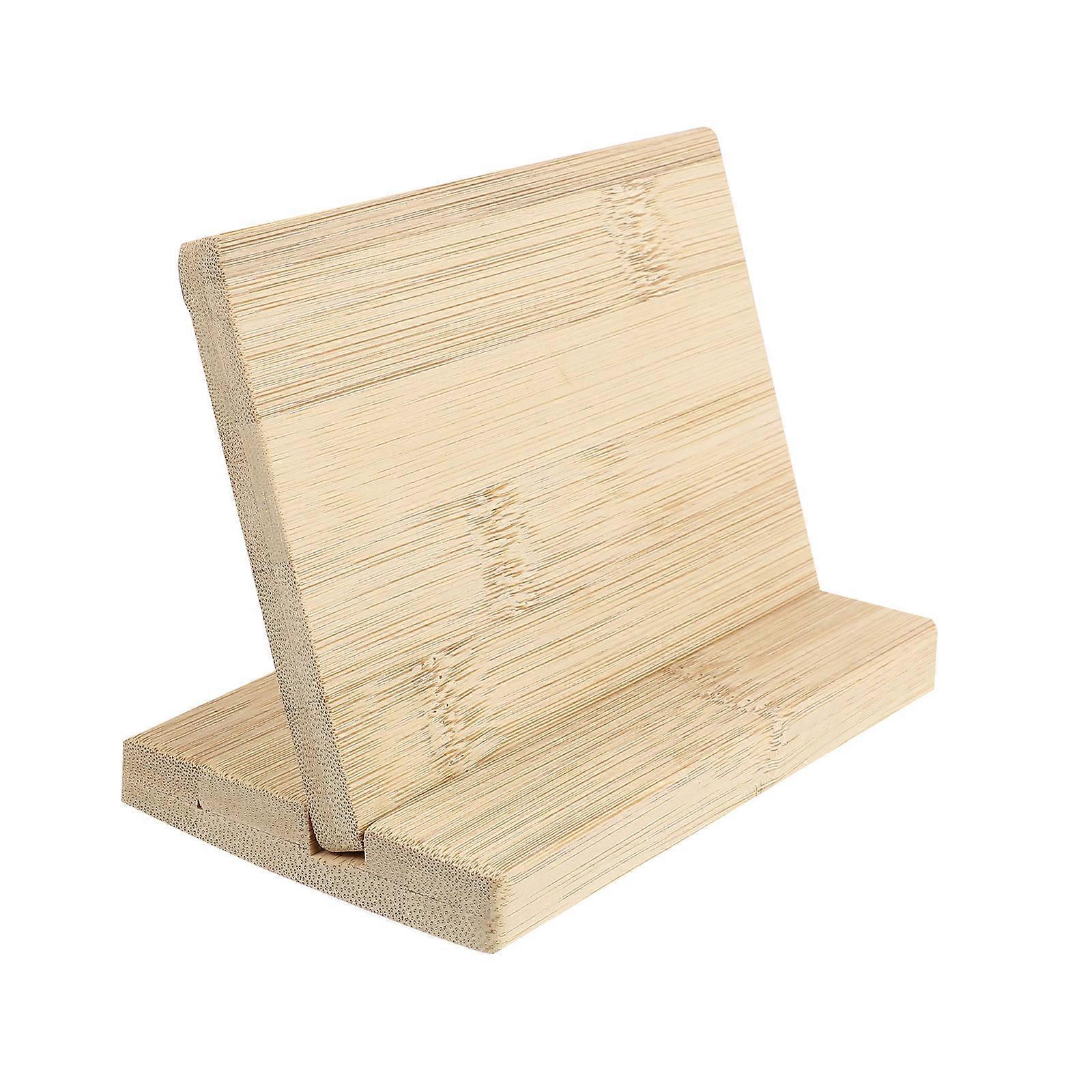 Payment Code Board Bamboo Plate with Base 2Sets for Storage Use