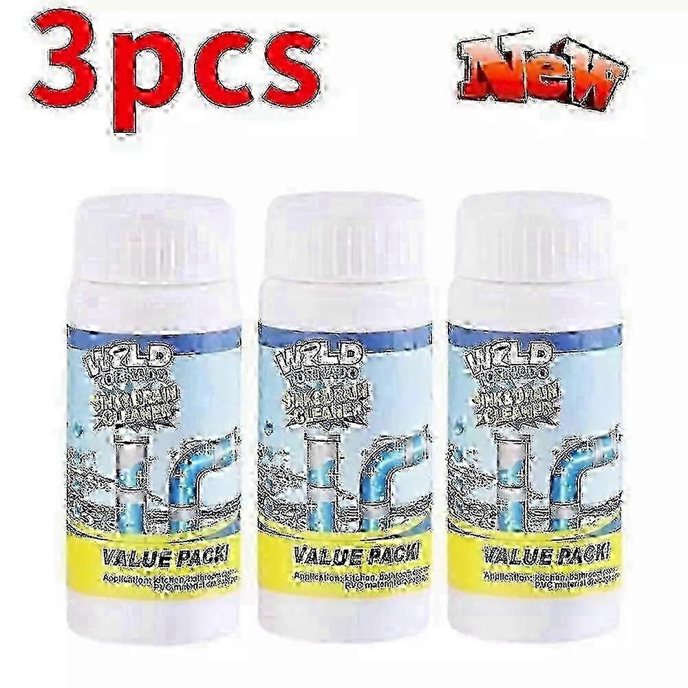 3-Pack Wild Tornado Sink & Drain Cleaner