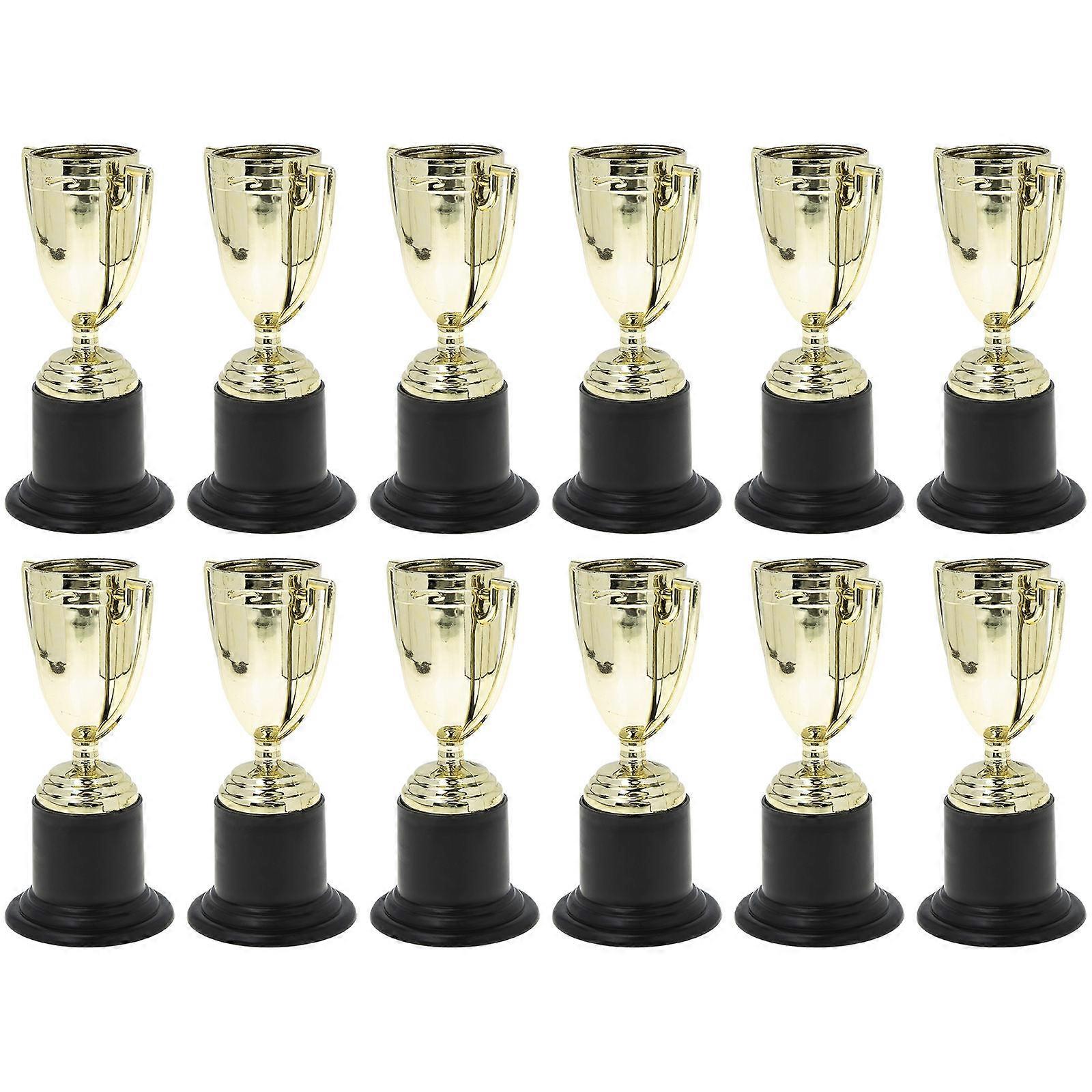 Trophy Plastic Trophy Models for Party Decor 12Pcs Set