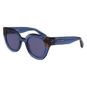 Lunettes de soleil LONGCHAMP LO750S 430 BLEU/HAVANE 49/23/140 FEMME