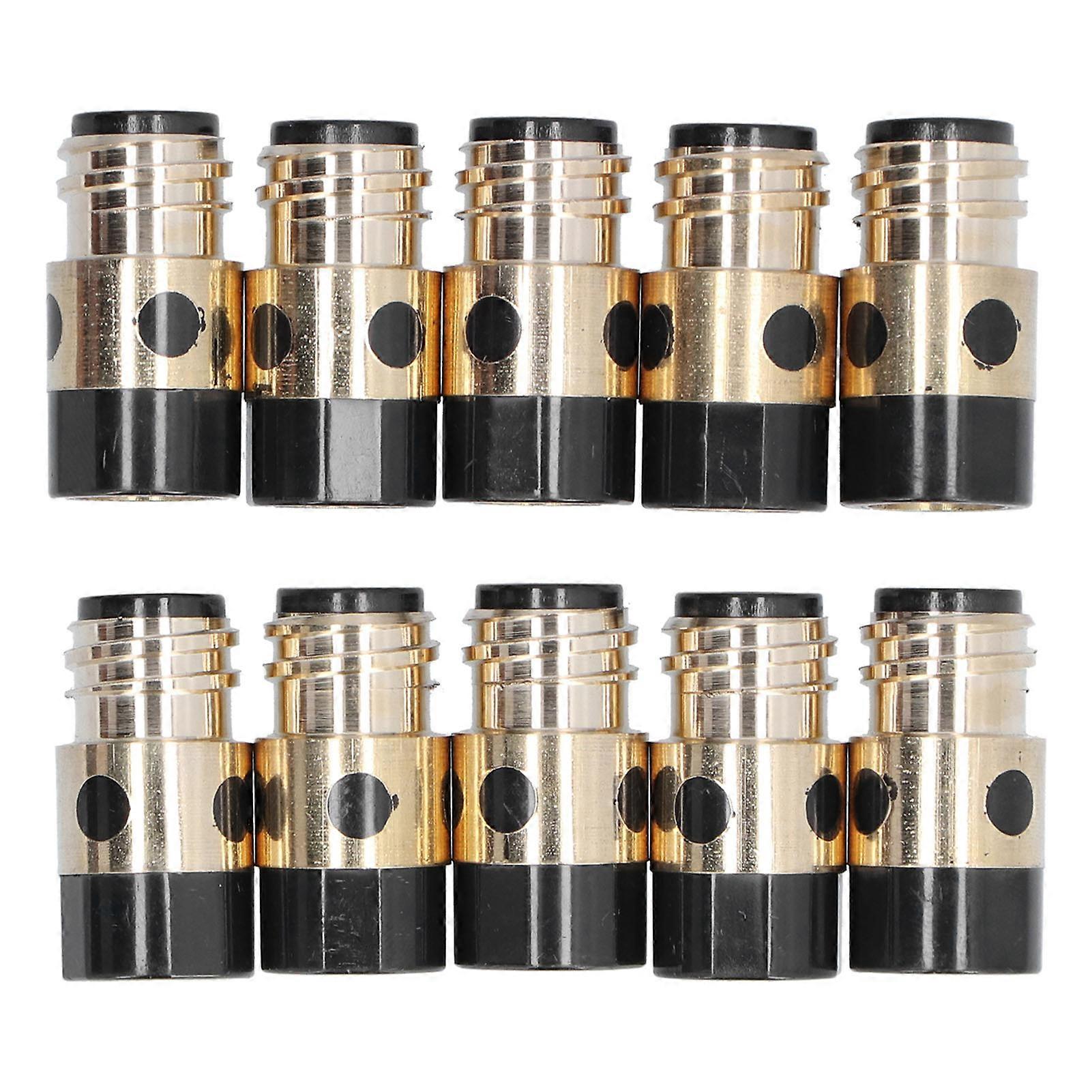 10Pcs Welding Gun Gas Diffusers Pneumatic Brass Torch Tip Consumables Replacement