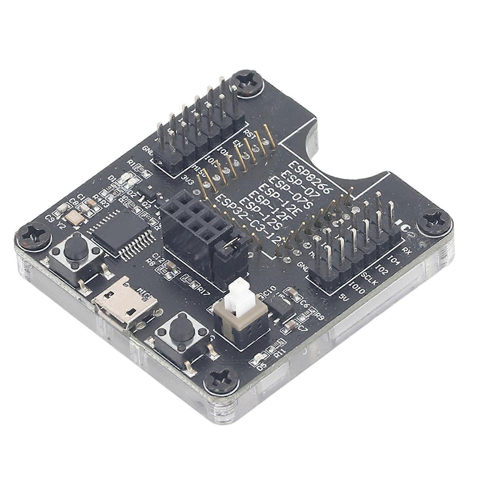 Burner Development Board Test Frame Module ESP8266 Test Board Code Burner for ESP12F ESP07S ESP12E ESP01S ESP12S ESP01