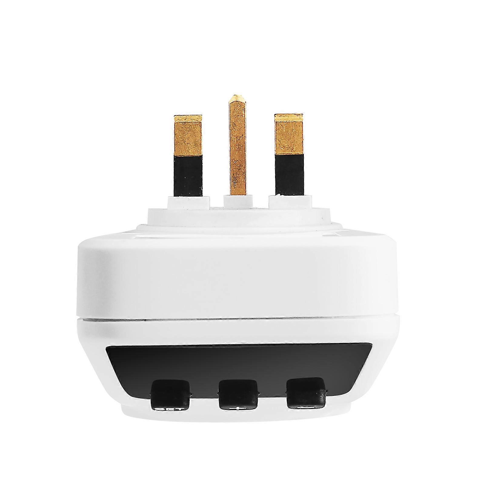 Digital Automatic Voltage Protector Socket 13A LCD Display Power Protector Socket Overcurrent Voltage Relay Protector Outlet