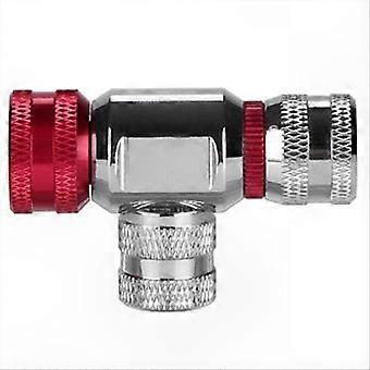 Bike Pump Nozzle Durable Aluminum Alloy Design Easy to Install Non-Deformable Air Nozzle for Cycling