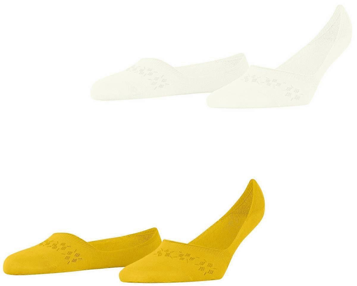 Burlington Everyday 2-Pack Invisible Socks - Off White