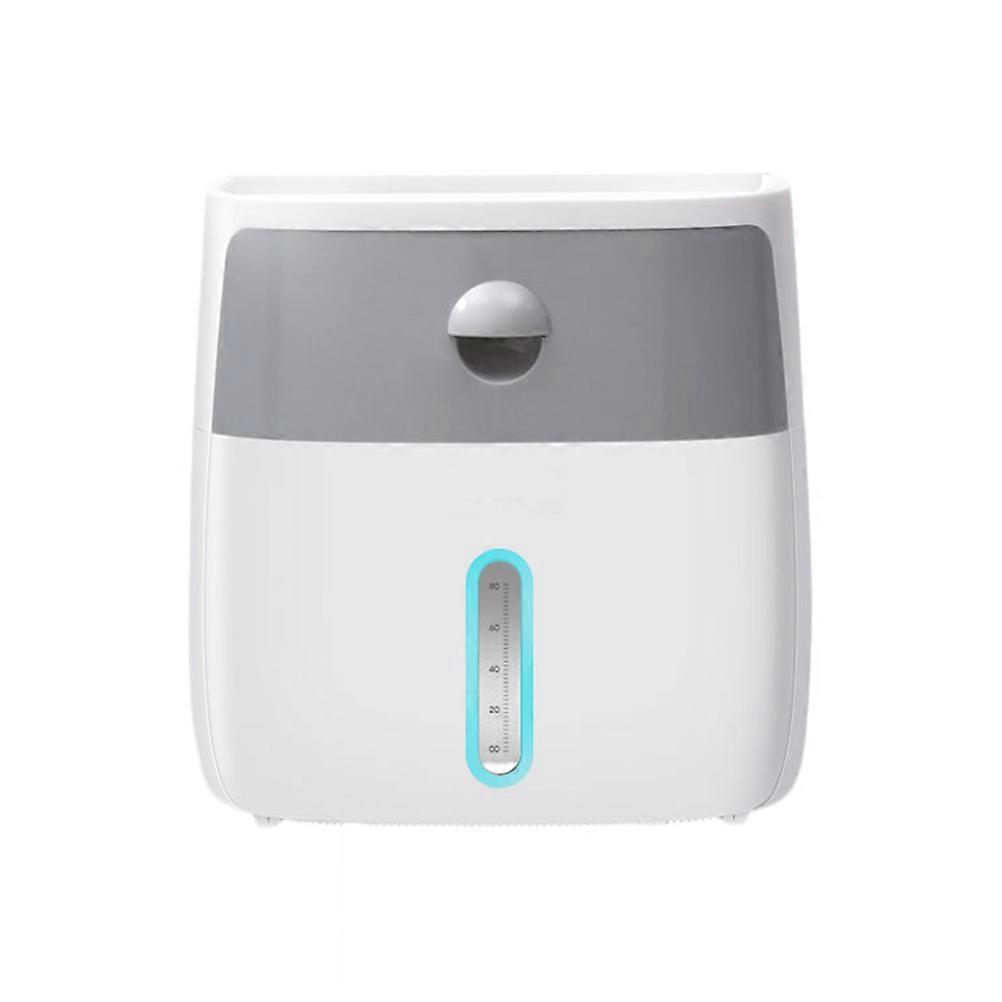 Bathroom Tissue Dispenser Double Layer Roll Paper Storage Box 2Pcs Set