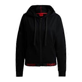 Hugo Womens/Ladies Lettering Regular Hooded Jacket