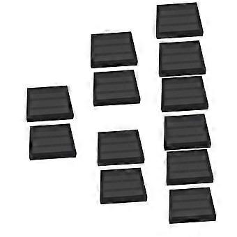 Refillable Eyeshadow Palette for Travel, Compact Makeup Organizer with Dustproof Lid, DIY Design