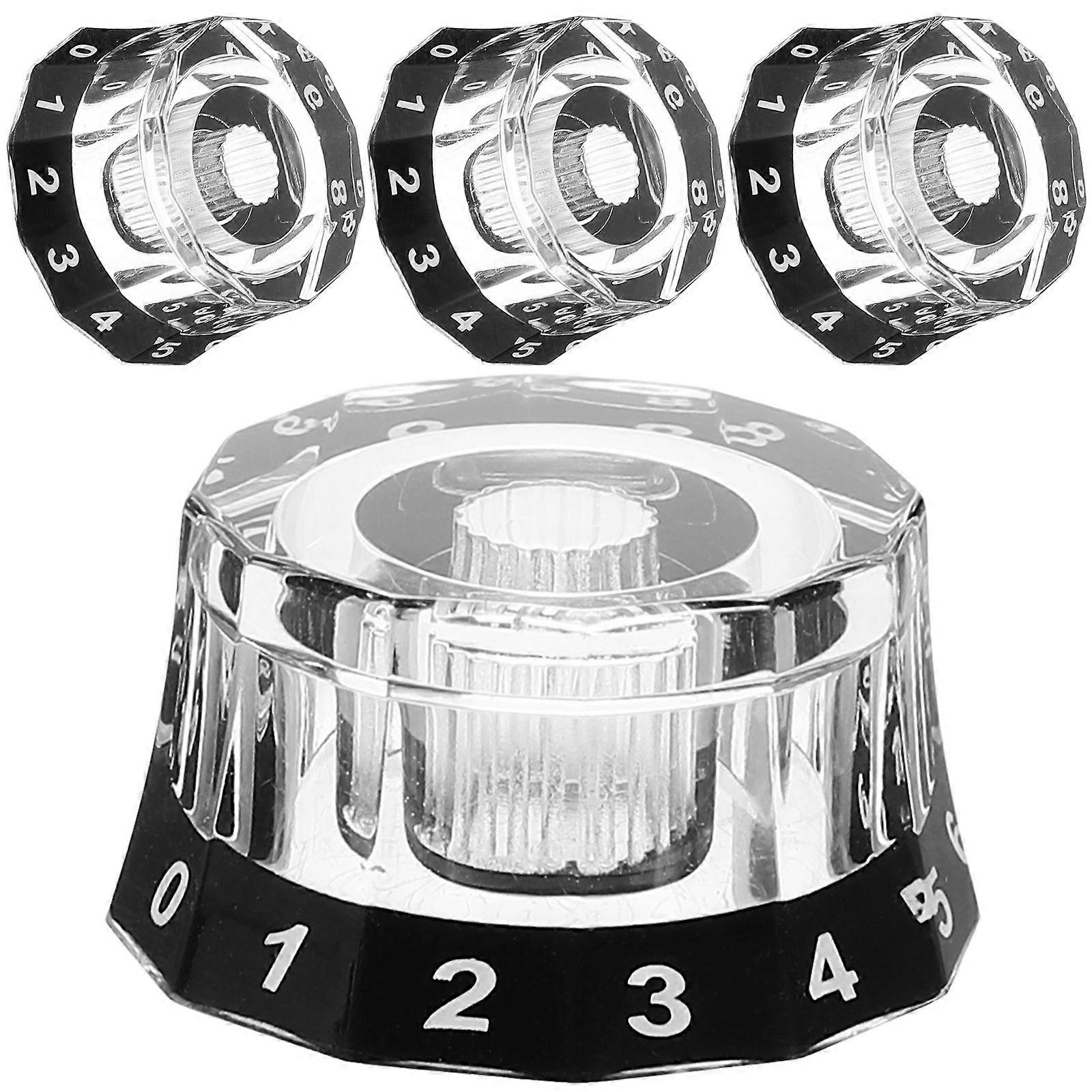 4 pcs Guitar Volume Control Knobs Electric Guitar Volume Knobs Replacement Guitar Volume Knobs