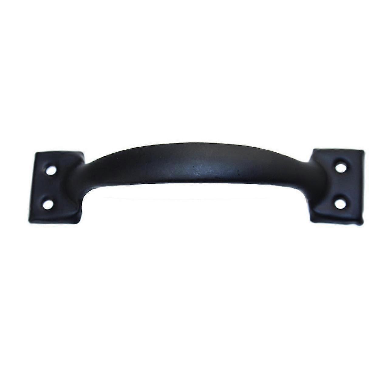 6pcs Ponte Arqueada Porta deslizante 4 polegadas preta