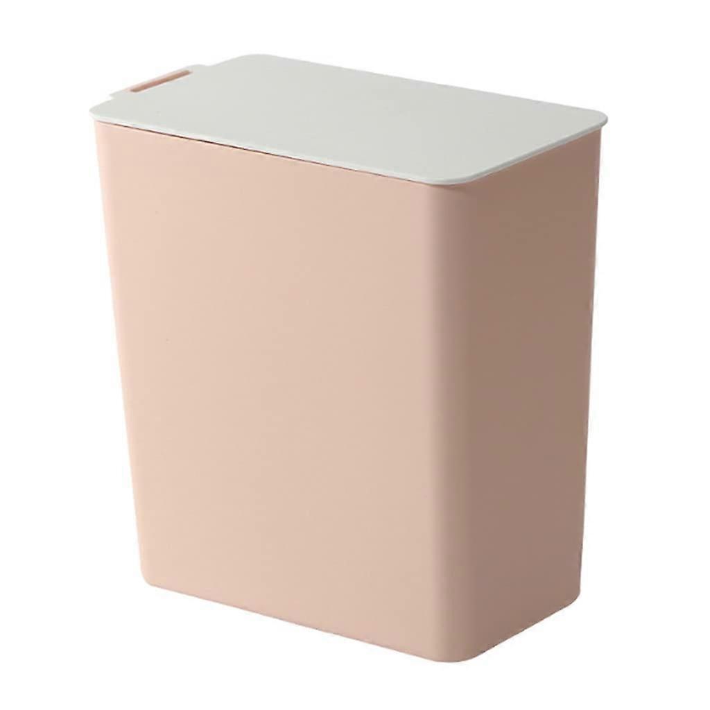 Mini Black Desktop Trash Can, Compact Design Kitchen Countertop Bin