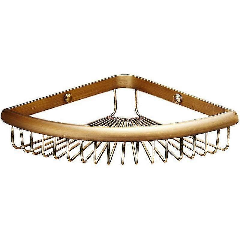 Bathroom Solid Brass Wall Mounted Shower Caddy