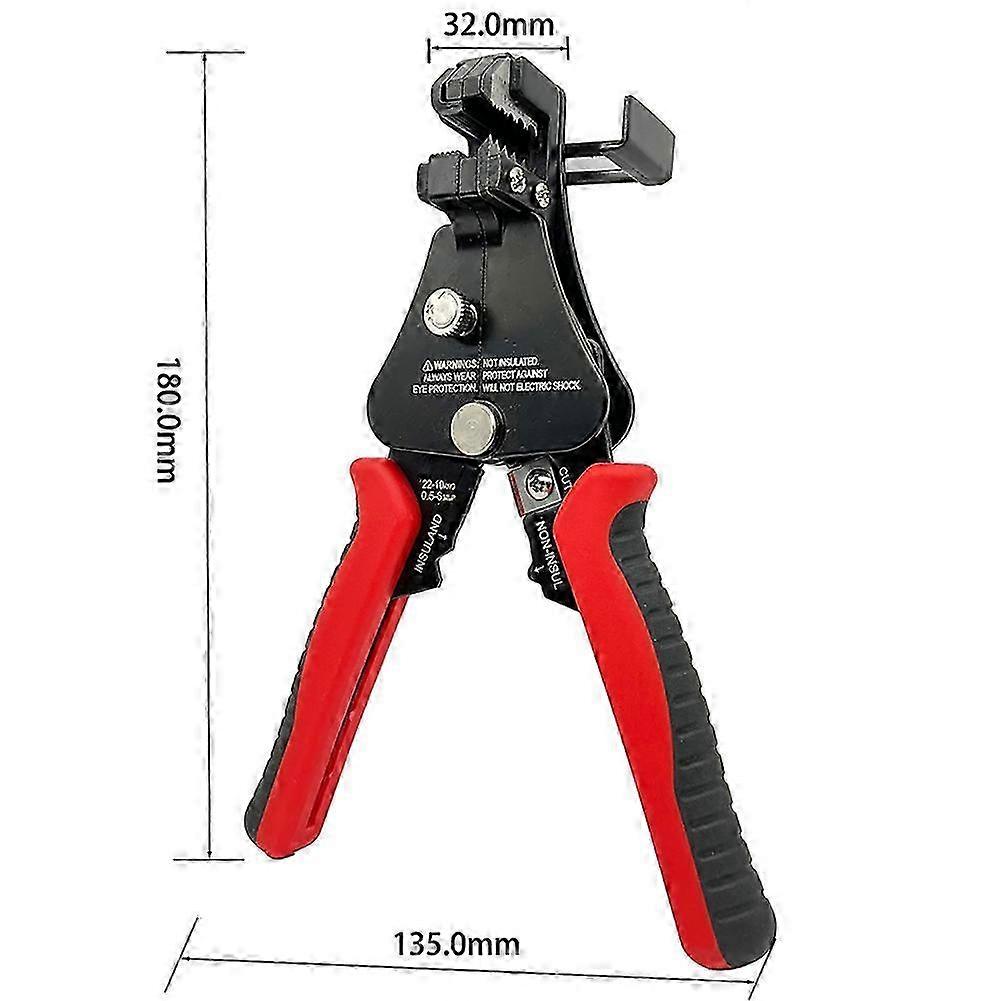 Multi-Function Wire Stripper & Crimper, Automatic Self-Adjusting Cable Cutter compatible with Electrical Coaxial Wire