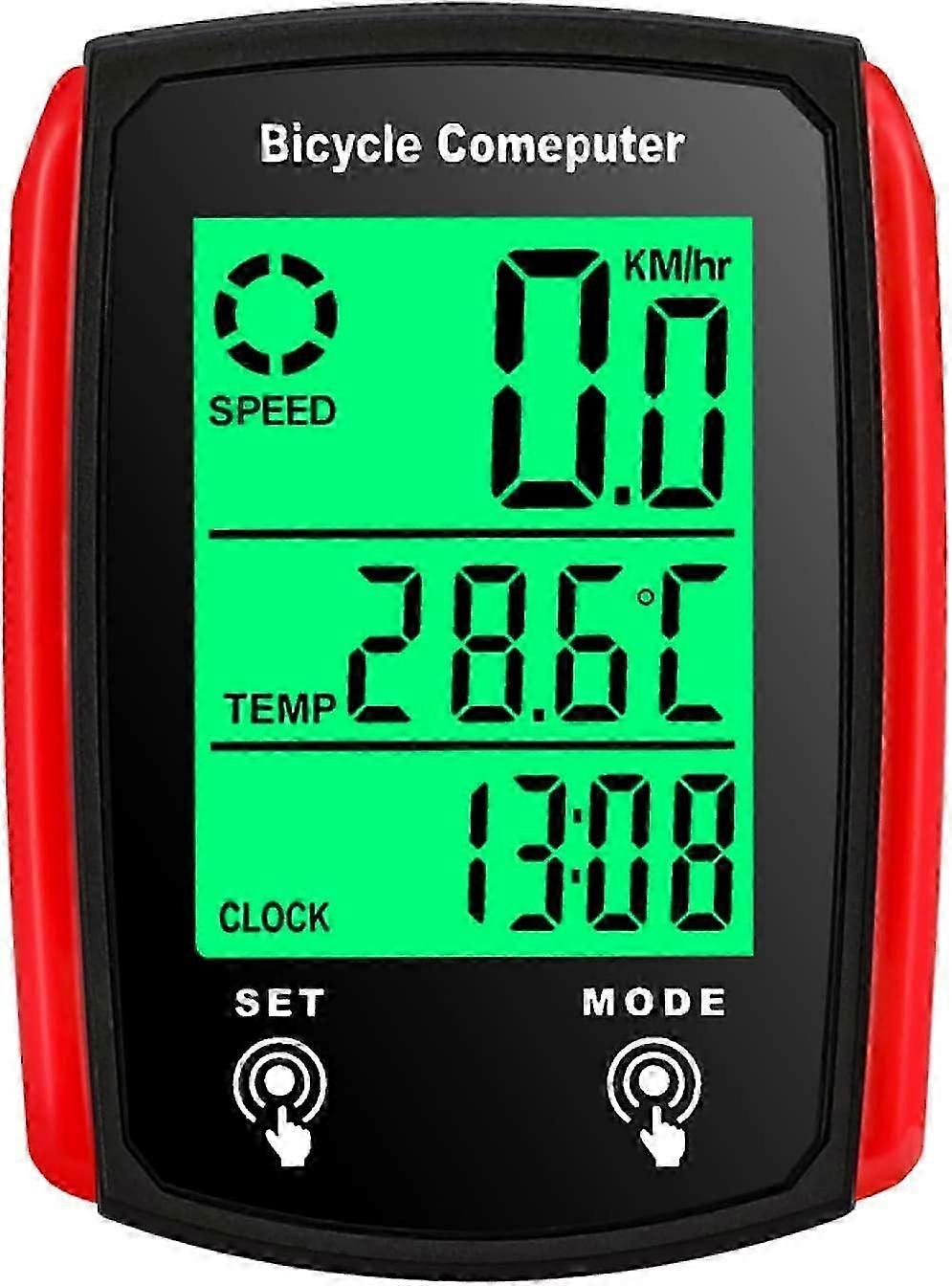 Bluetooth wireless GPS bicycle speedometer, IP67 waterproof, LCD speedometer