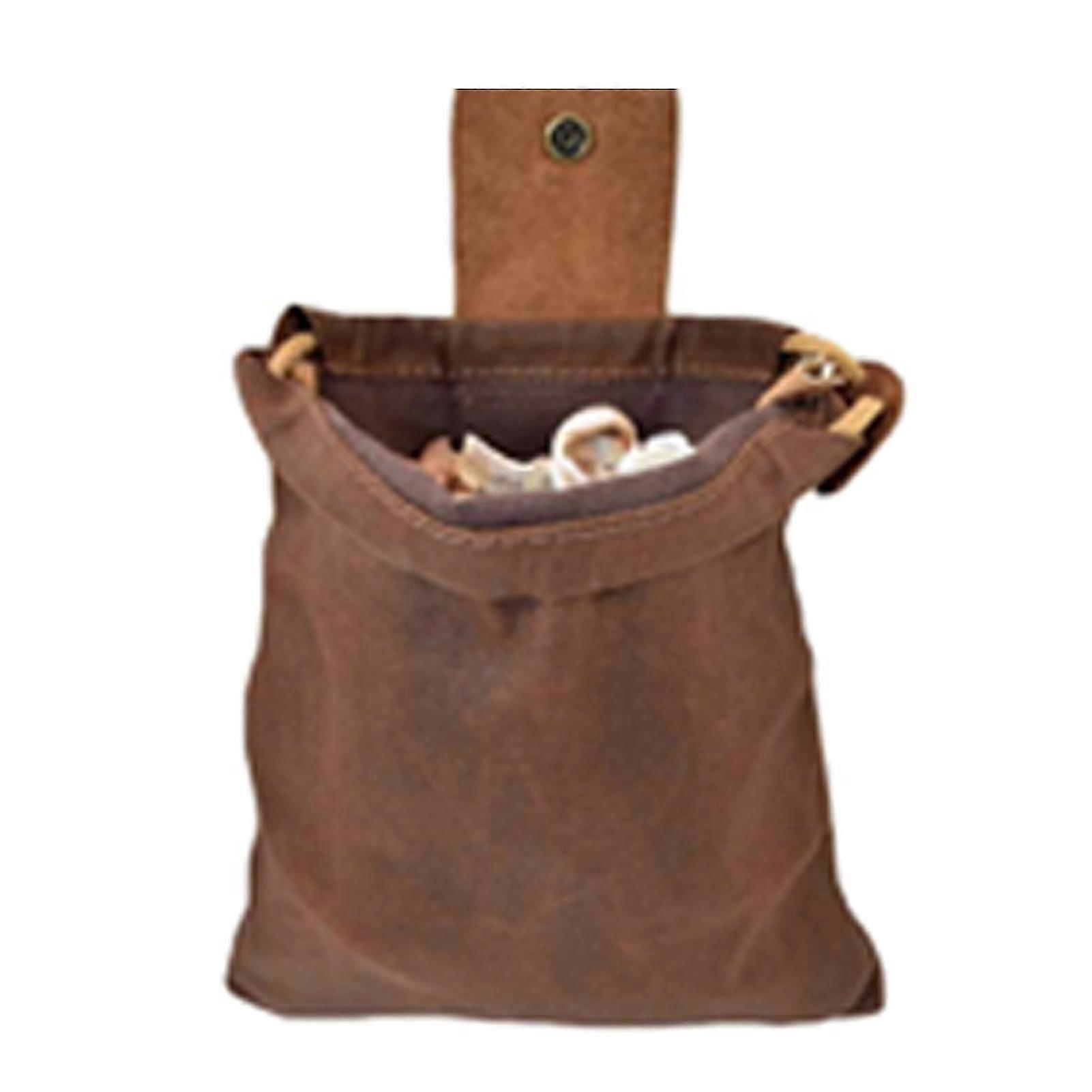 Waxed Canvas Outdoor Foraging Pouch Foldable