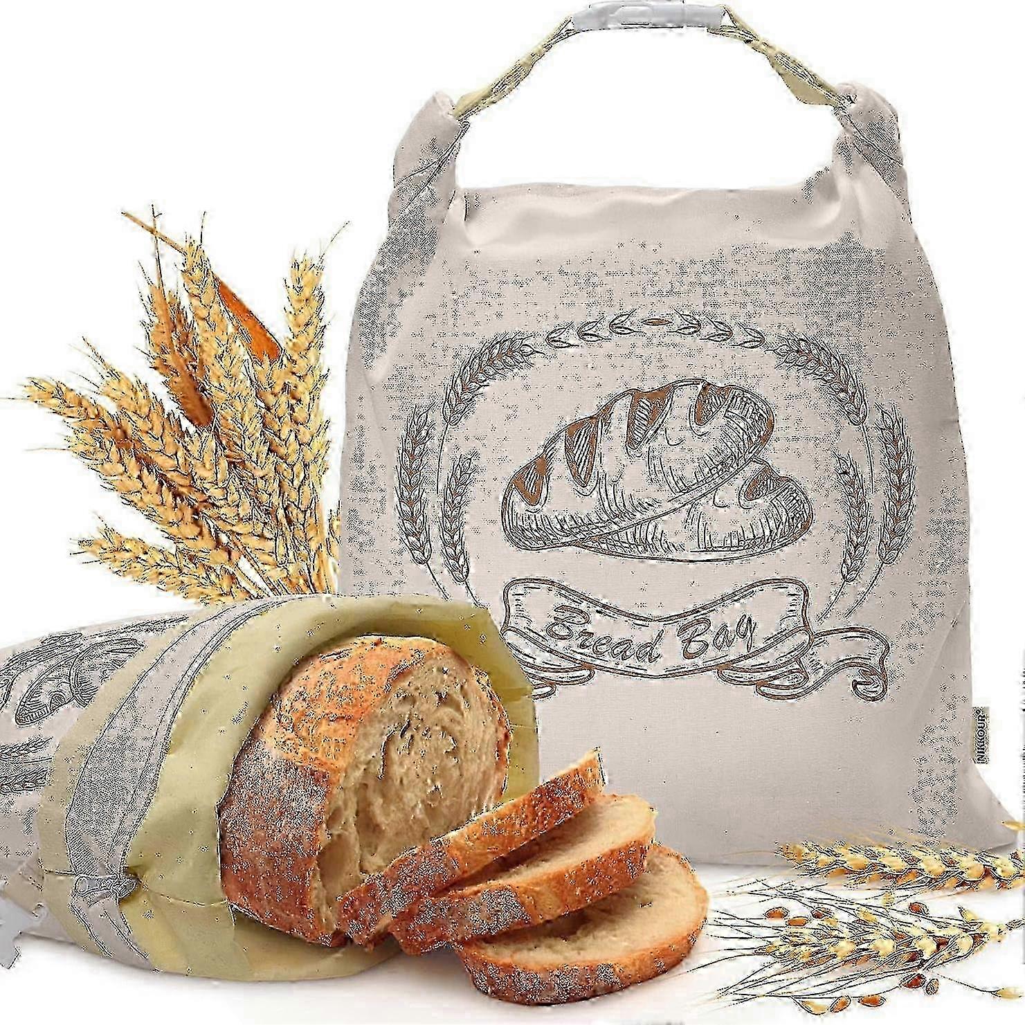 XL Beeswax Bread Bags Reusable