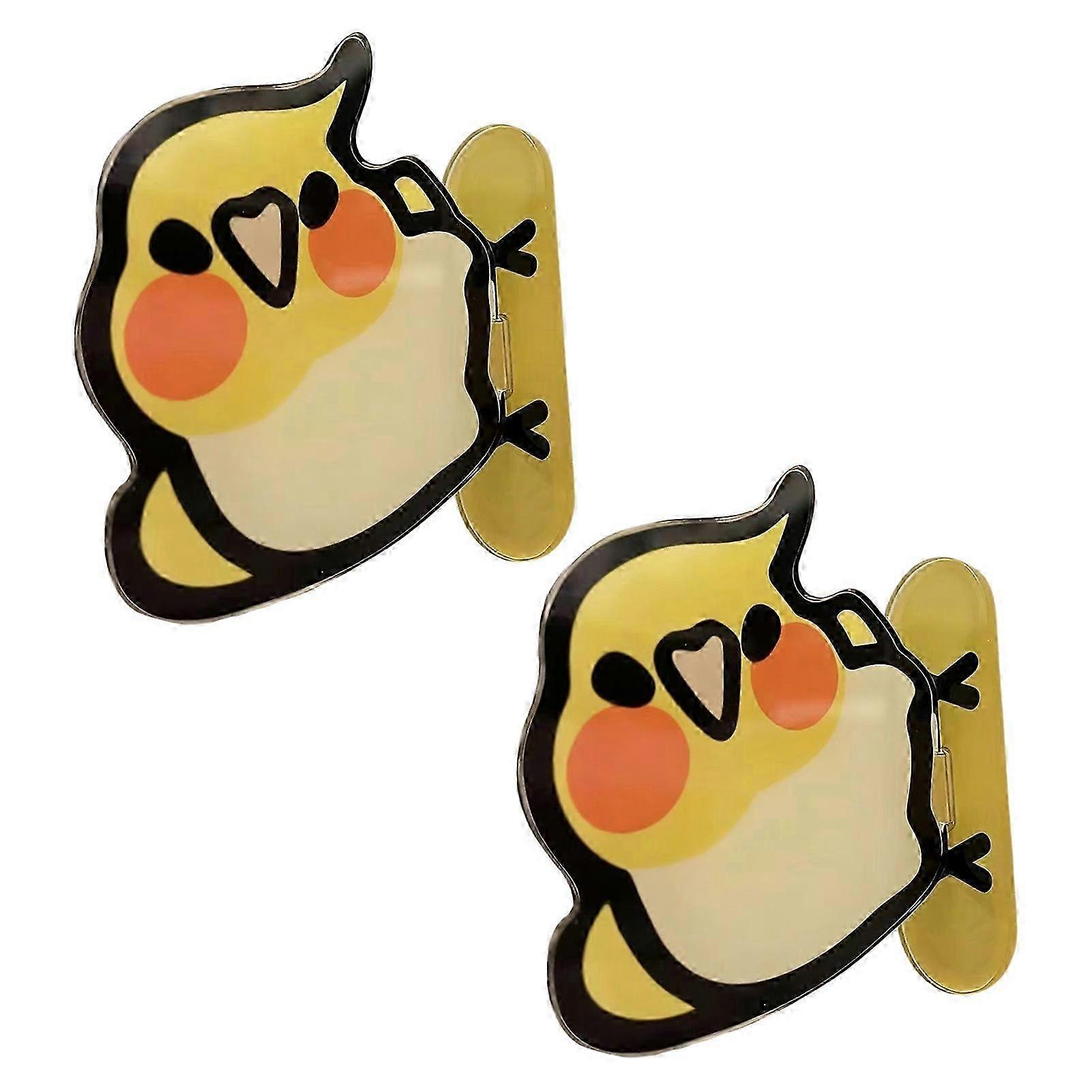 Acrylic Parrot Fridge Magnet Set