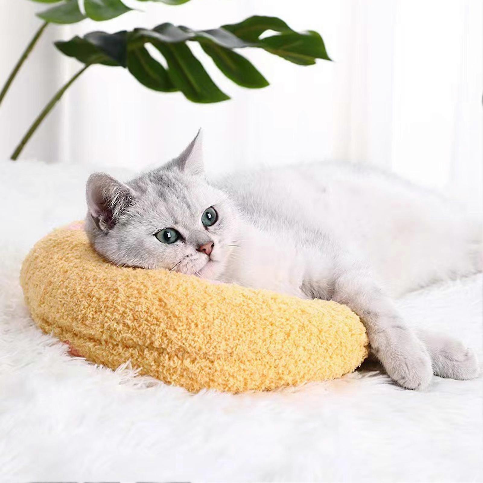Fluffy U-Shaped Cat Dog Pillow Joint Support
