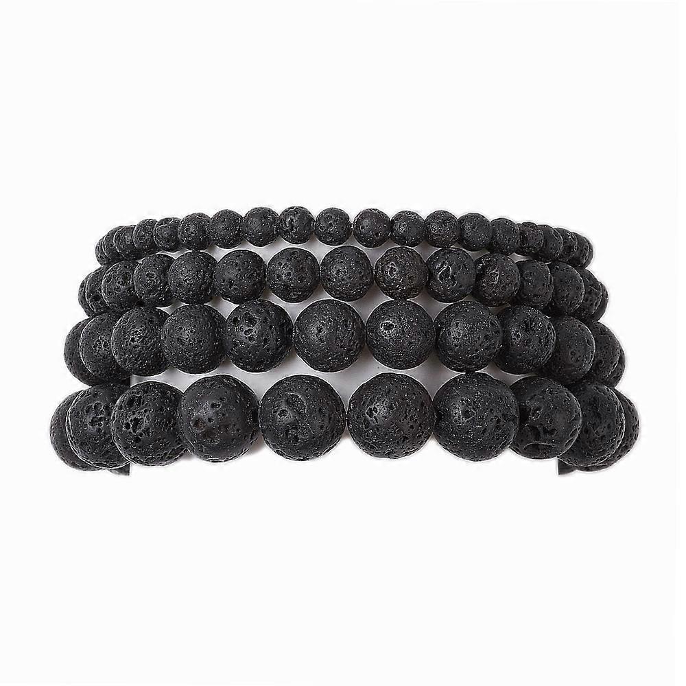5sets 4pcs Round  Beads Stretch Bracelets Round Inner Diameter: 2-1/8 inch(5.4cm) 4pcs/set