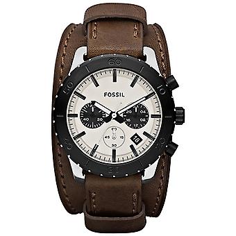 Fossil Keaton kvarts analog man klocka med JR1395 cowskin armband