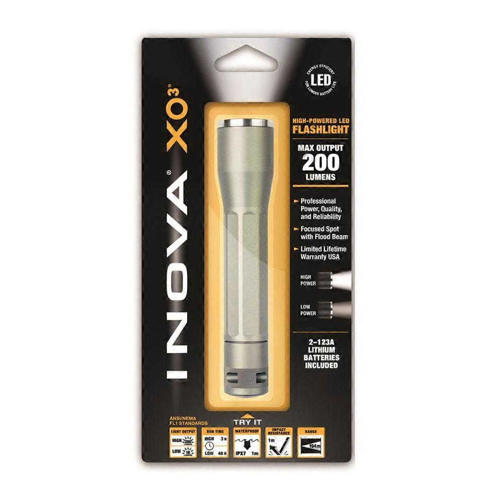 TITANIUM BODY Nite Ize Durable Quality XO3 High-Performance Dual Mode Flashlight