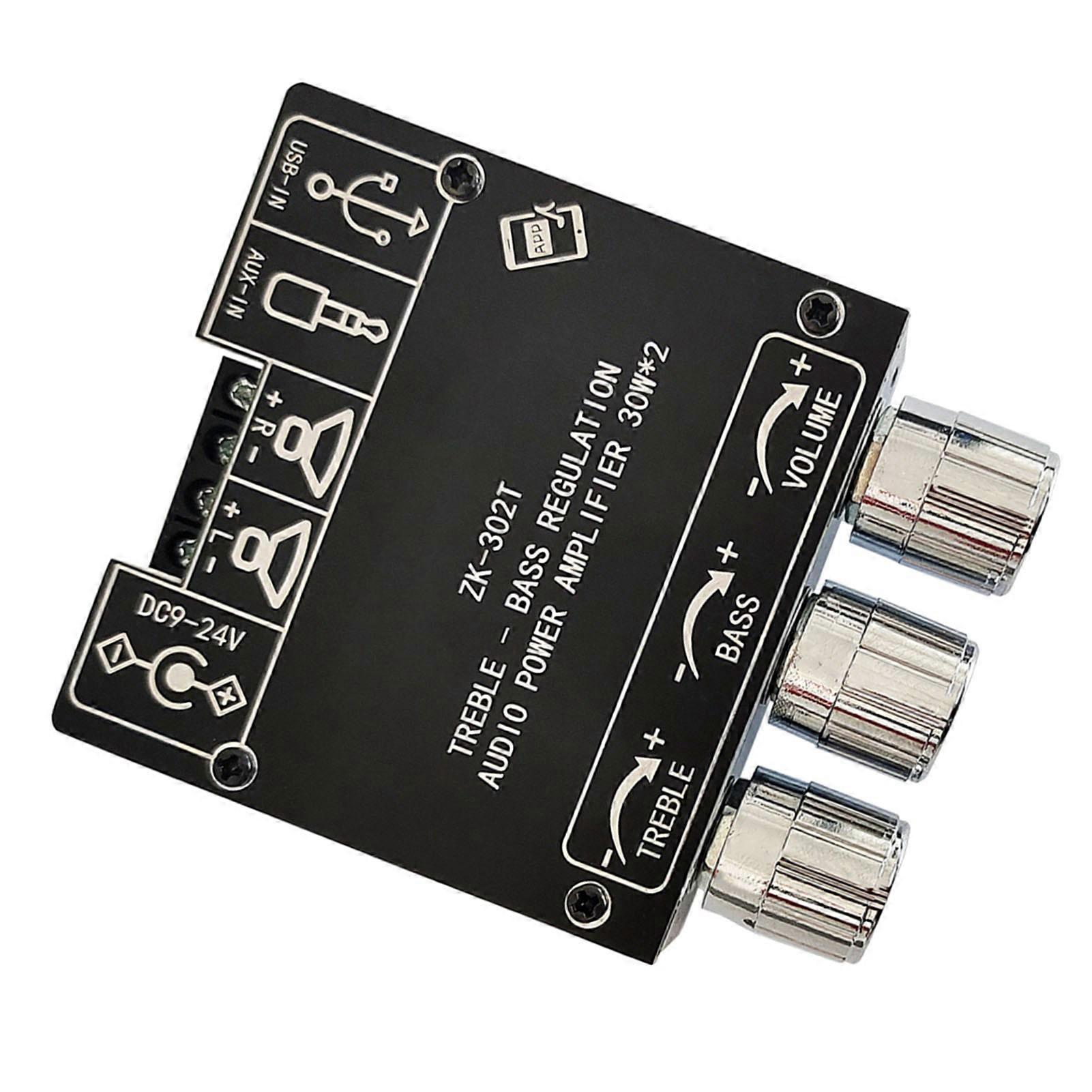 Bluetooth Digital Power Amplifier Board 2.0 Stereo Dual Channel Audio Amplifier Module Kit