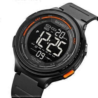 Backlit Digital Watch for Men & Women | 50M WR | 1/100 Second Stopwatch, Daily Alarm, Countdown Timer, Date/Day Display