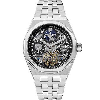 Ingersoll broadway automatisch analoog herenhorloge met I12901 roestvrijstalen armband