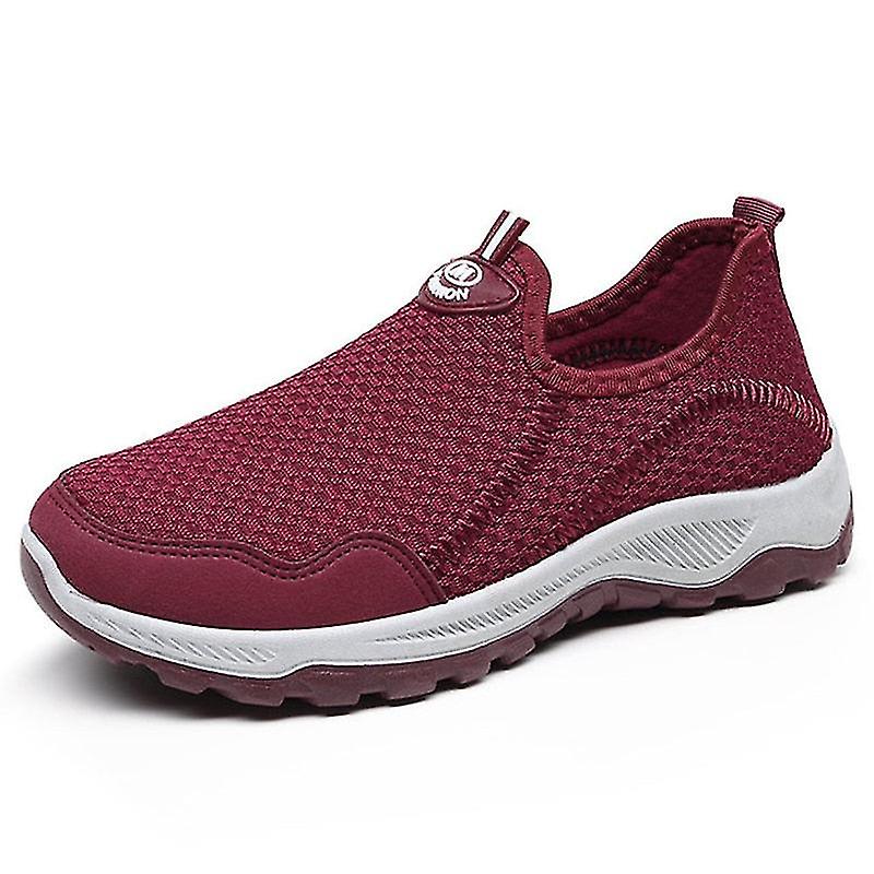 Non Slip Platform Comfort Red Shoe