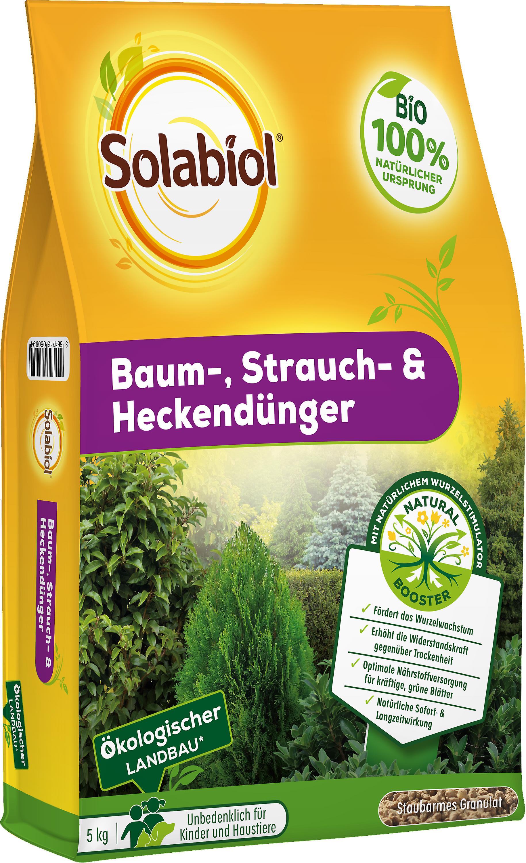 SOLABIOL® Tree, Shrub & Hedge Fertiliser, 5 kg