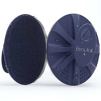 Silicone Body Rubber Bath Brush Soft cutaned Rubber Cleaning concombre for Female male Infant Sensitive Skin, easy Cleaning, High Cleaning, more Hygie