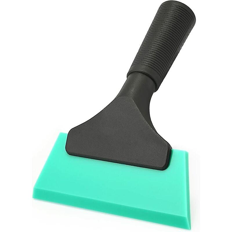 Multifunction Silicone Window Squeegee 5 Inch Car Windshield Window Scraper for Shower Mirror - Green