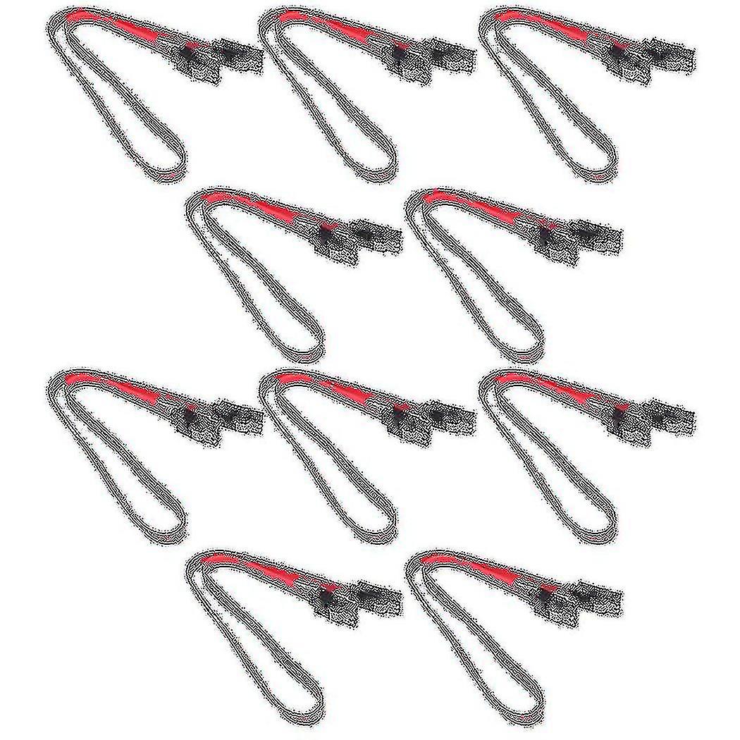 10pcs Straight-through Sata 3.0 Data Cable With Locking Latch Dja99