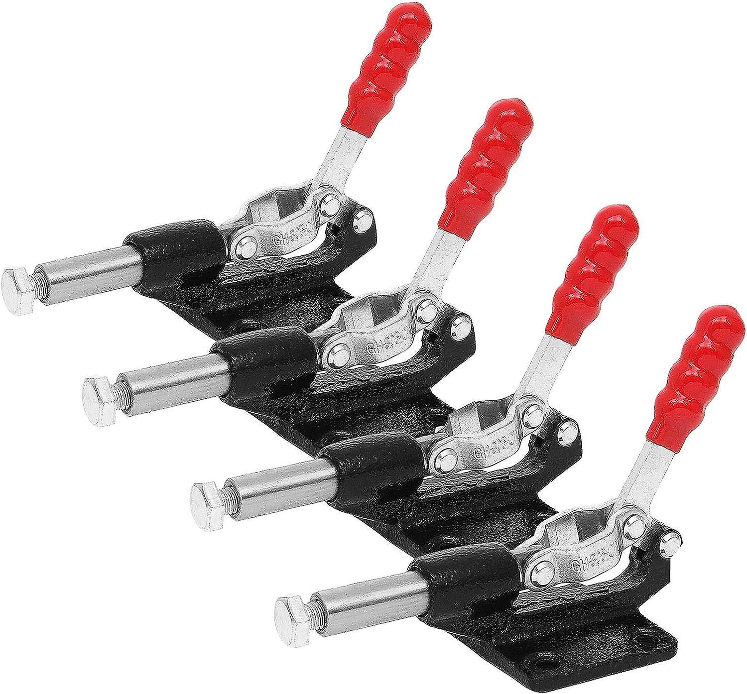 4 Pcs Push Pull Adjustable Toggle Clamp, Quick Release Hand Tool For Woodworking, 500lbs Holding Capacity Toggle Latch, 32mm