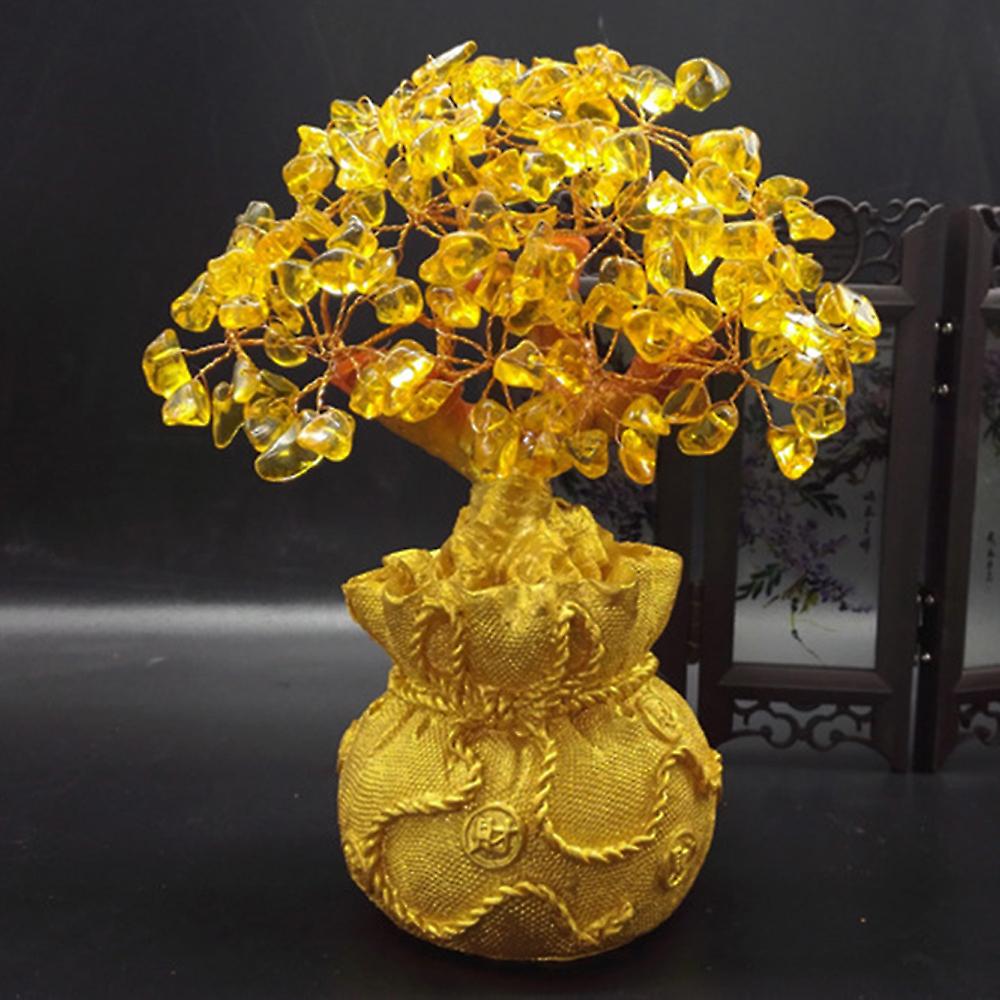 Cash Cow Bonsai Ornaments Creative Craft Tabletop Statue