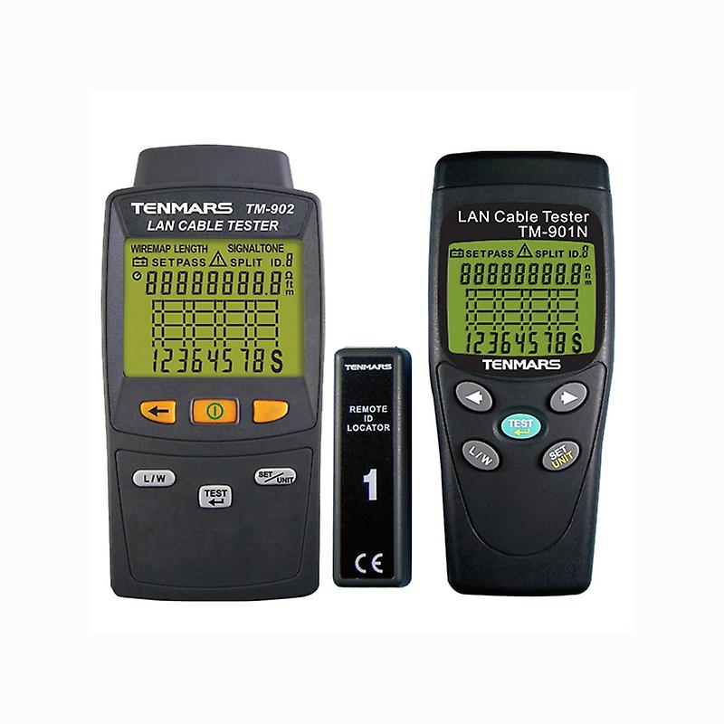 Tenmars Tm-901n Lan Cable Tester Backlit Lcd Screen Displays