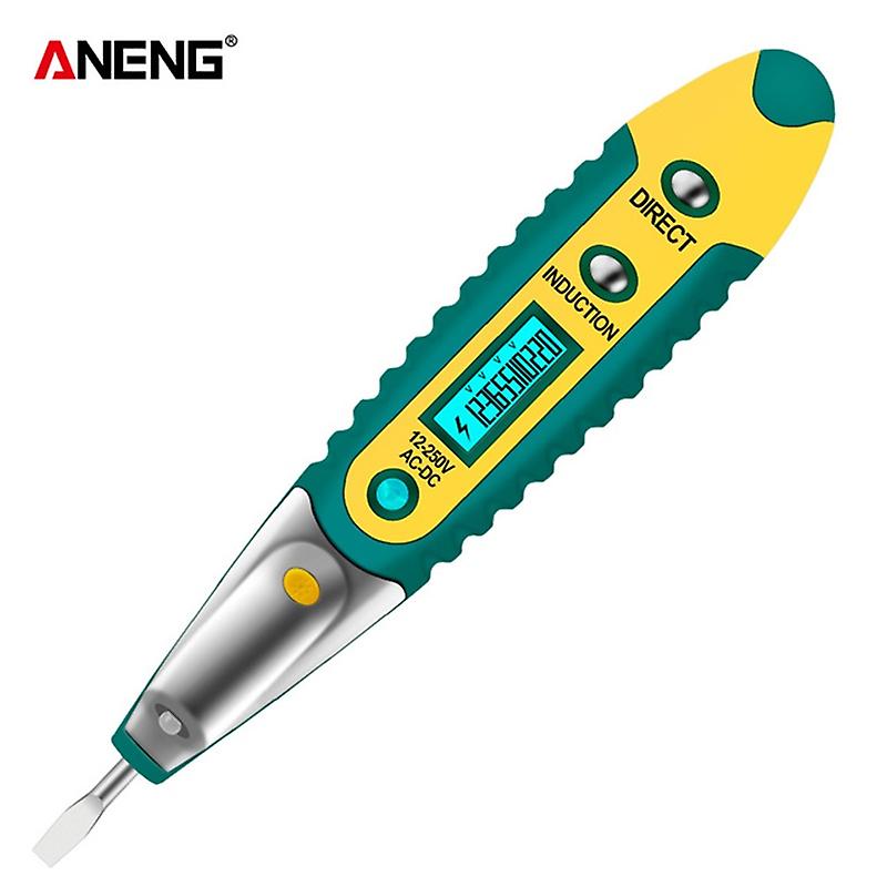 Aneng Multifunctional Led Digital Cable Socket Tester Voltage Detector Professional Electrician Tools Electrical Screwdriver Pen