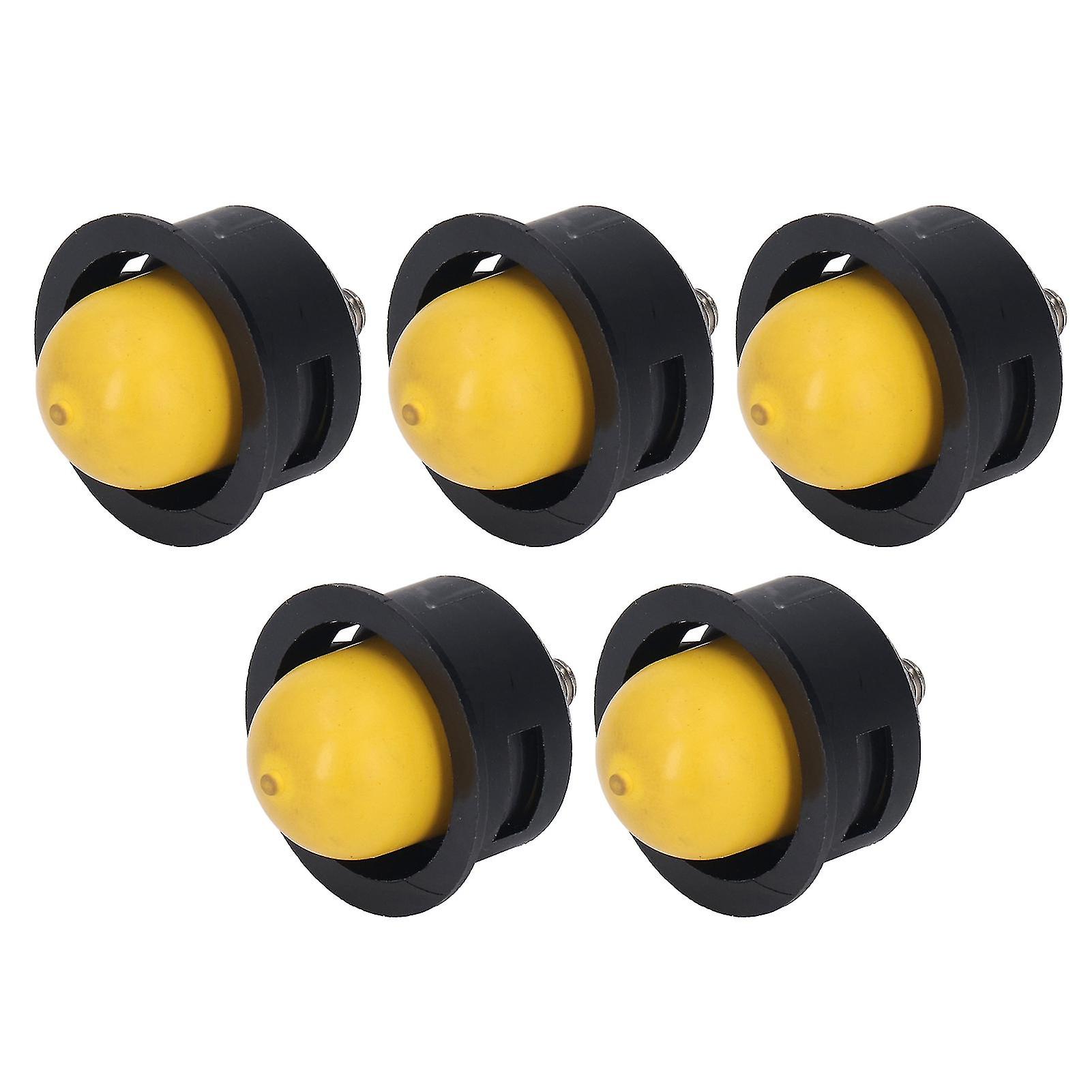 Carburetor Primer Bulb for Blower 5 Pack, Iron Bottom Replacement for Lawn Mower FX RM Series, Durable Primer Bulb for Garden Tools