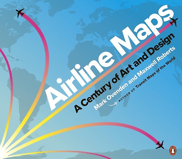 Airline Maps by Maxwell Roberts Paperback Book